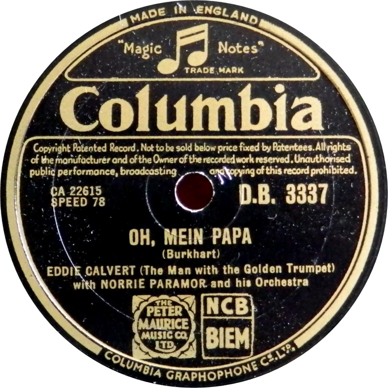 eddie-calvert-oh-mein-papa-1953-6-78